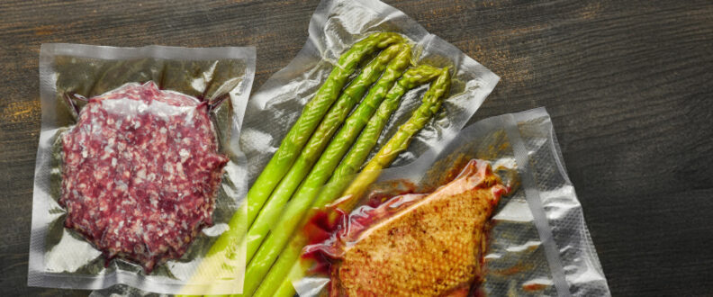 Food products in modified atmosphere packaging