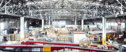 Shot of a large distribution