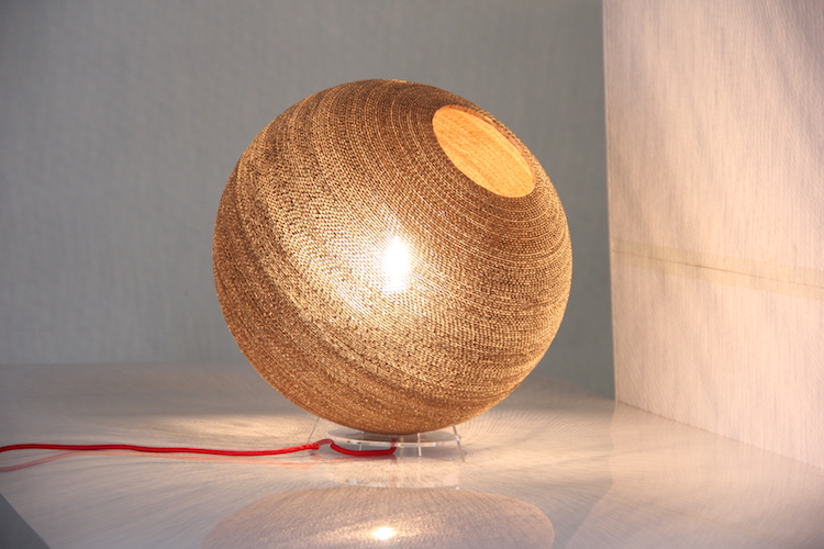 cardboard lamp