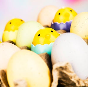 Easter Eggs In Carton