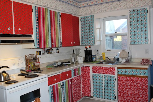 Wrapping paper kitchen